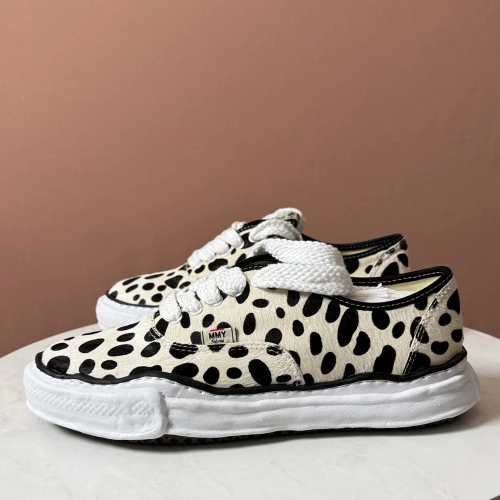 Low top calf hair Sneakers with Dalmatian print - Picture 13 of 14
